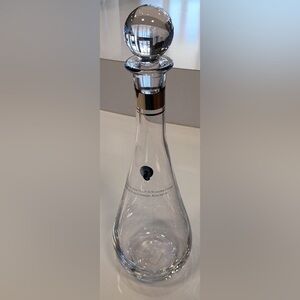 Waterford Elegance Tall Decanter, 38OZ with Round Stopper, NEW